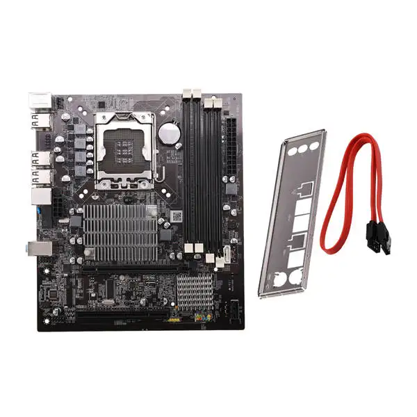 X58 настольная материнская плата LGA 1366 4 канальный DDR3 32 Гб RAM для Intel E5520/L5520 X5650 Core