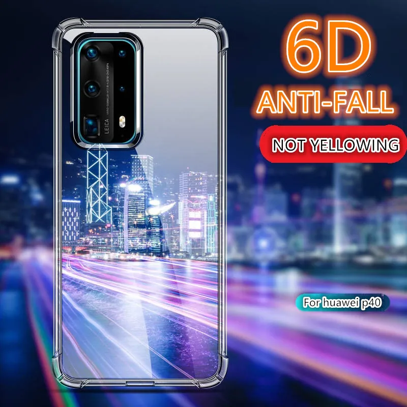 6D противоударный чехол для Huawei P40 P20 P10 P30 Pro Honor V30 V20 V10 V9 8 9 10 20 8S 9X телефона mate20