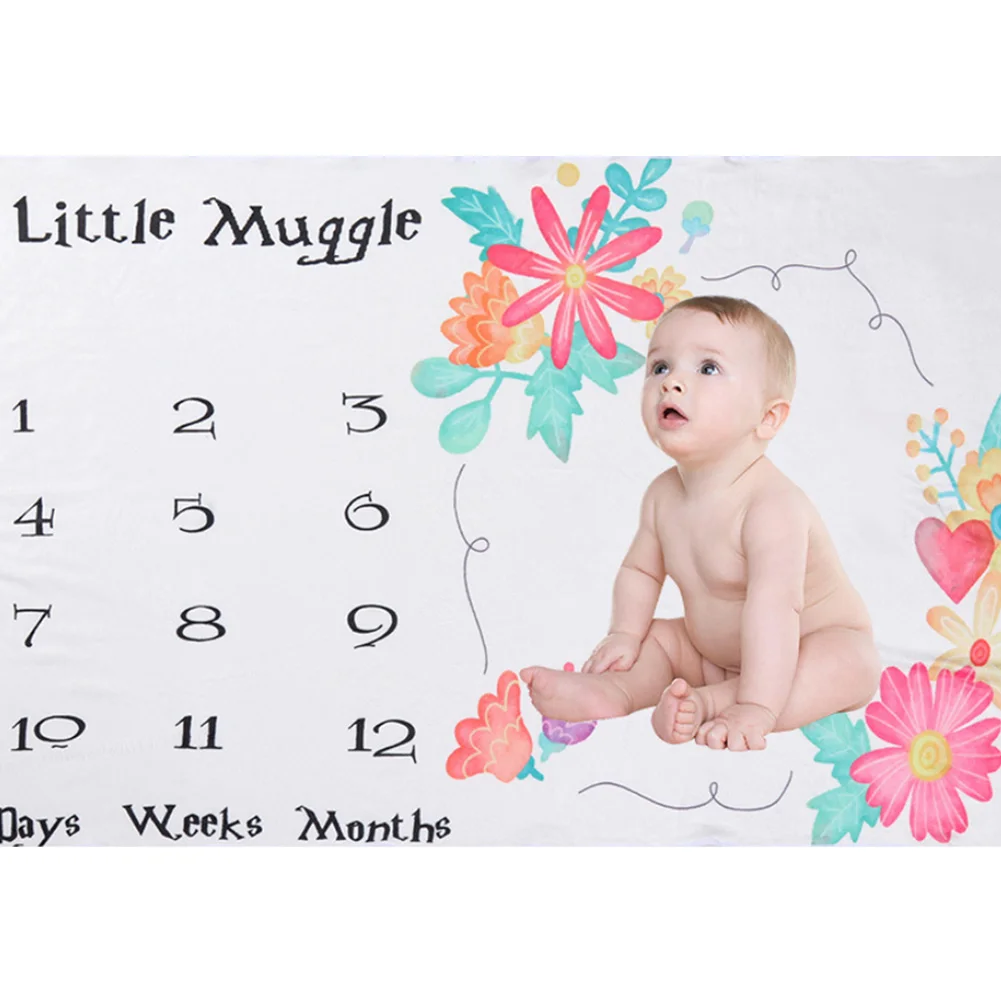 Тканевый фон для фотосъемки Многофункциональный с цветочным принтом одеяло