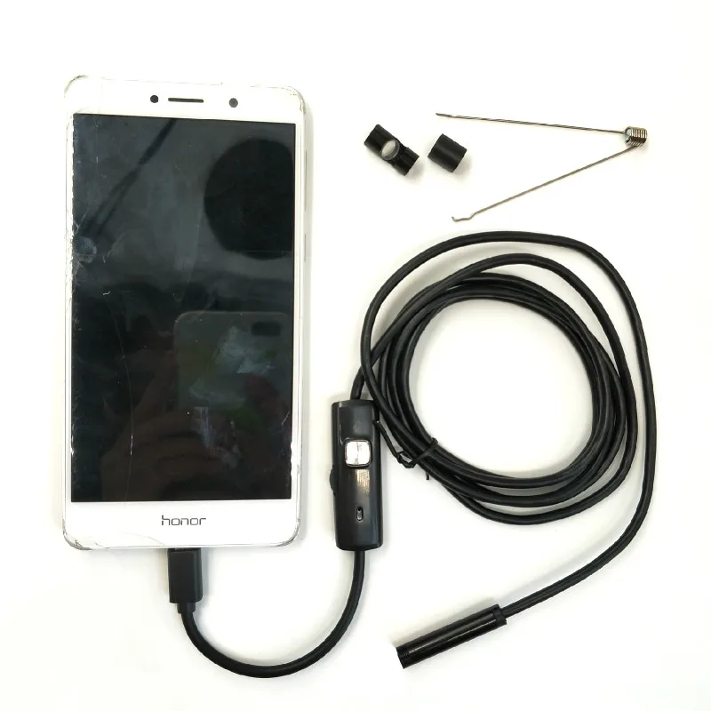 USB эндоскоп с объективом 7 мм 720P 6 светодиодов 1/2/7 мм|Компактные видеокамеры| |