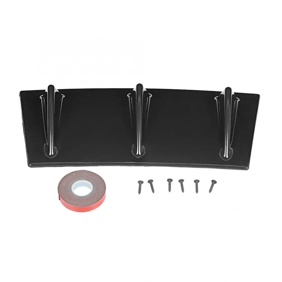 

Rear Bumper Spoiler 3-Fin Deflector Lip Diffuser Small Car Accessories Car Splitter