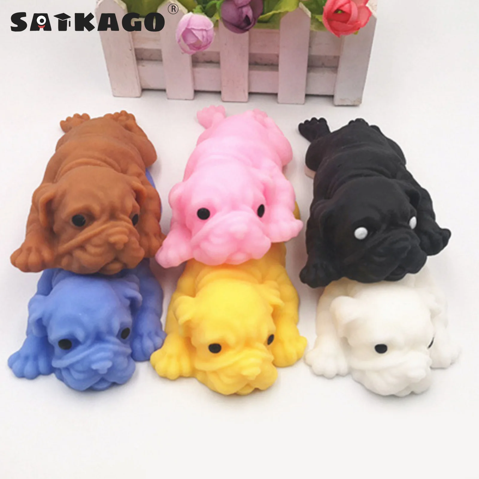 Милые сжимаемые собаки Satkago игрушка антистресс для снятия стресса и сенсорная