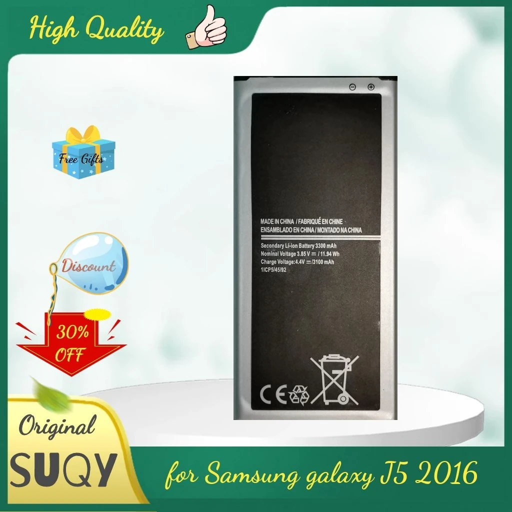 

3300 mah Bateria for Samsung j5 2016 j5108 j510h j510fn eb bj510cbe Battery for Samsung galaxy J5 2016 Edition Battery BJ510CBC