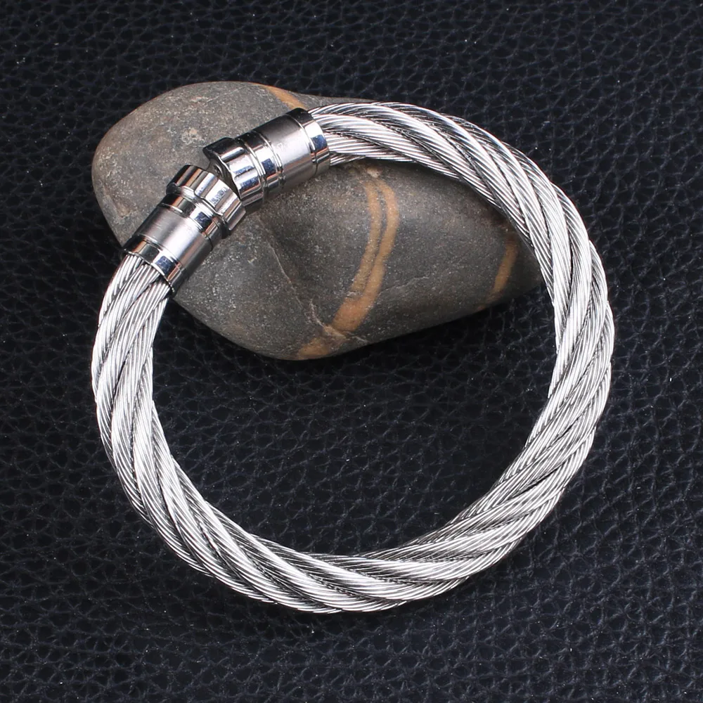 Манжета 8 мм новейшие модные ювелирные изделия браслет из нержавеющей стали для