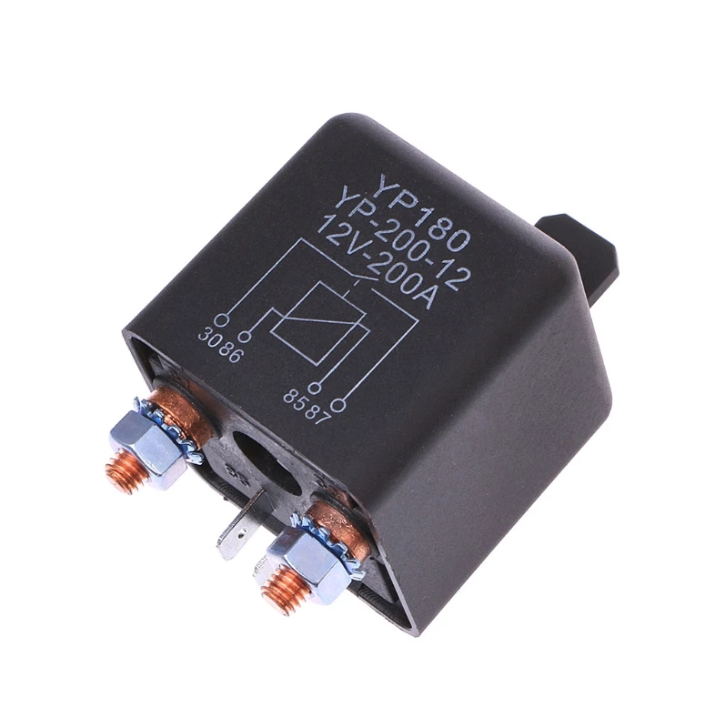 

12V　DC 200A High Power Car Relay Motor Continuous Type Automotive Switch