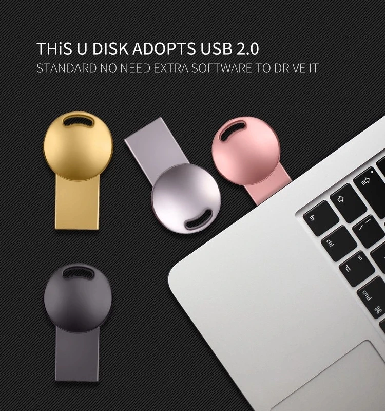 Горячая Распродажа мини металлические индивидуальные 10 шт. 8 ГБ 16 32 USB 2 0 флэш