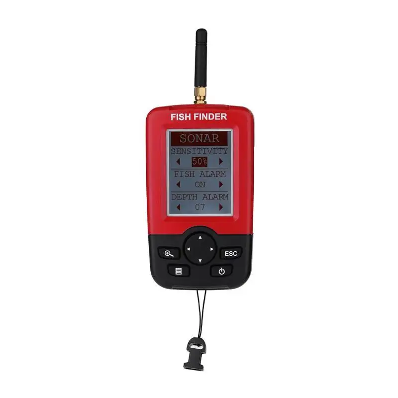 Умный Портативный глубинный рыболокатор с беспроводным гидролокатором 100 м