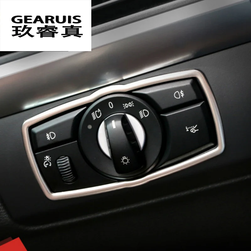 Автомобиль Стайлинг фары переключатели украшения крышки интерьерные наклейки