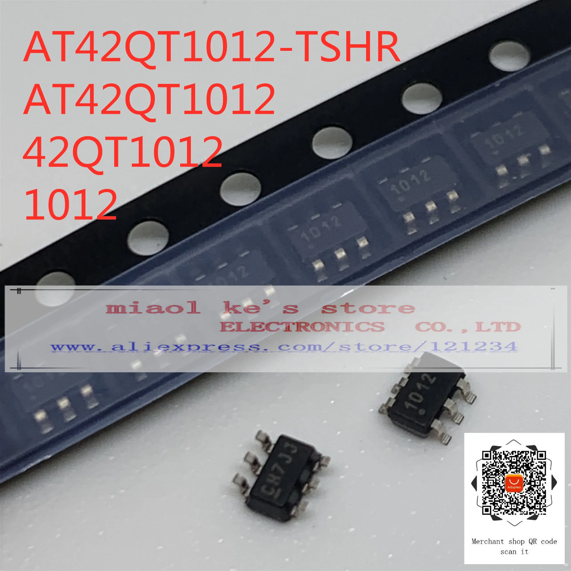 

[5pcs-10pcs]100%New original; AT42QT1012-TSHR AT42QT1012 42QT1012 1012 - IC TOUCH SENSOR 1KEY SOT23-6