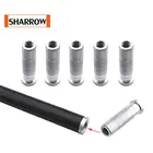 20 шт. Алюминиевая Вставка стрелы для стрельбы из лука ID 6,2 мм стрелочный Вал охотничьи стрелы для охотничьих головок аксессуары для охотничьих стрел