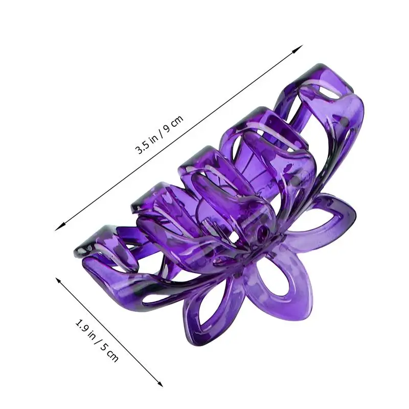 

4pcs Clip Hair Claws Large Classic Butterfly Hairpin Paw Hair Accessories Hair Claw Clamp for Ladies