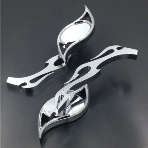 Мини зеркала заднего вида для мотоцикла Chrome Harley Dyna Electra Glide мягкий Толстый мальчик