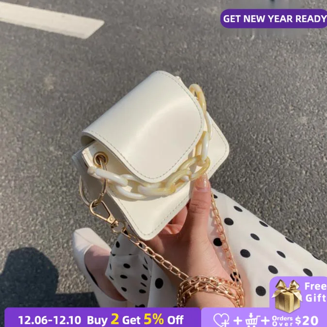 

Модная женская маленькая сумка через плечо из искусственной кожи женские цепи мобильный телефон мини квадратные сумки на плечо женские сум...