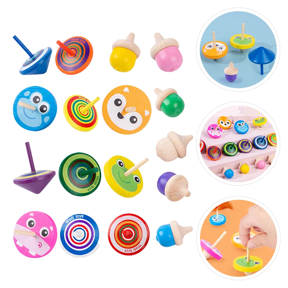 

1 Set of Funny Children Gyro Toys Creative Gyro Plaything Rotating Tops Toys
