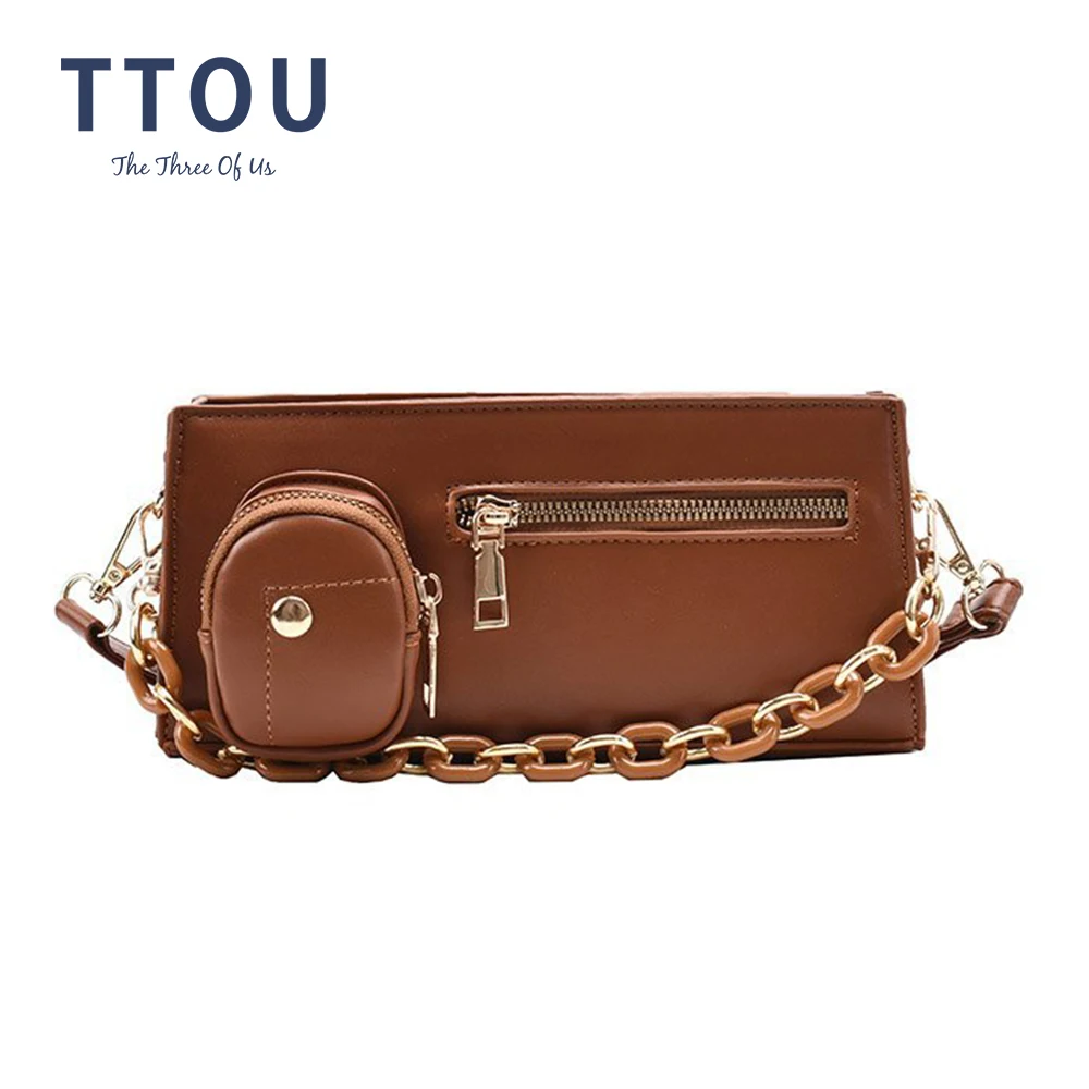 

Luxury Brand Ladies Crossbody Bag 2021 New High-quality PU Leather Women's Designer Handbag Portable Shoulder Messenger Bag