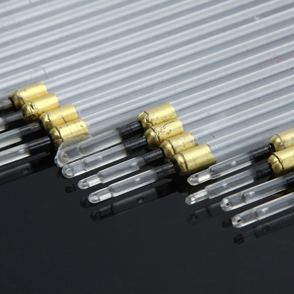 20 шт./партия Рыболовные Поплавки прозрачный кристалл ваггер плавающая трубка