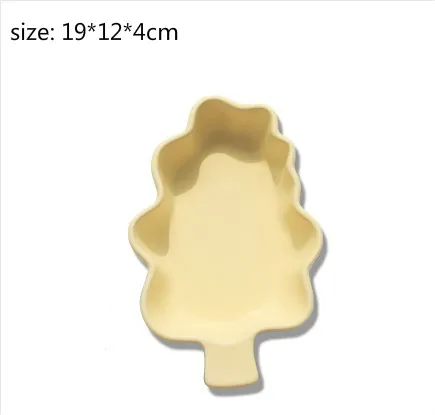 Creative Tree Shape Candy Snacks Nuts Seeds Dry Fruits Ceramics Plates Dishes Bowl Breakfast Tray Home Kitchen Supplies | Дом и сад