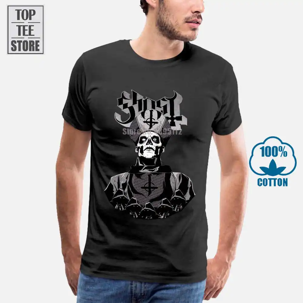 Ghost Swedish Heavy футболка с логотипом метал группы новая мужская футболка|men t shirt|t shirtband