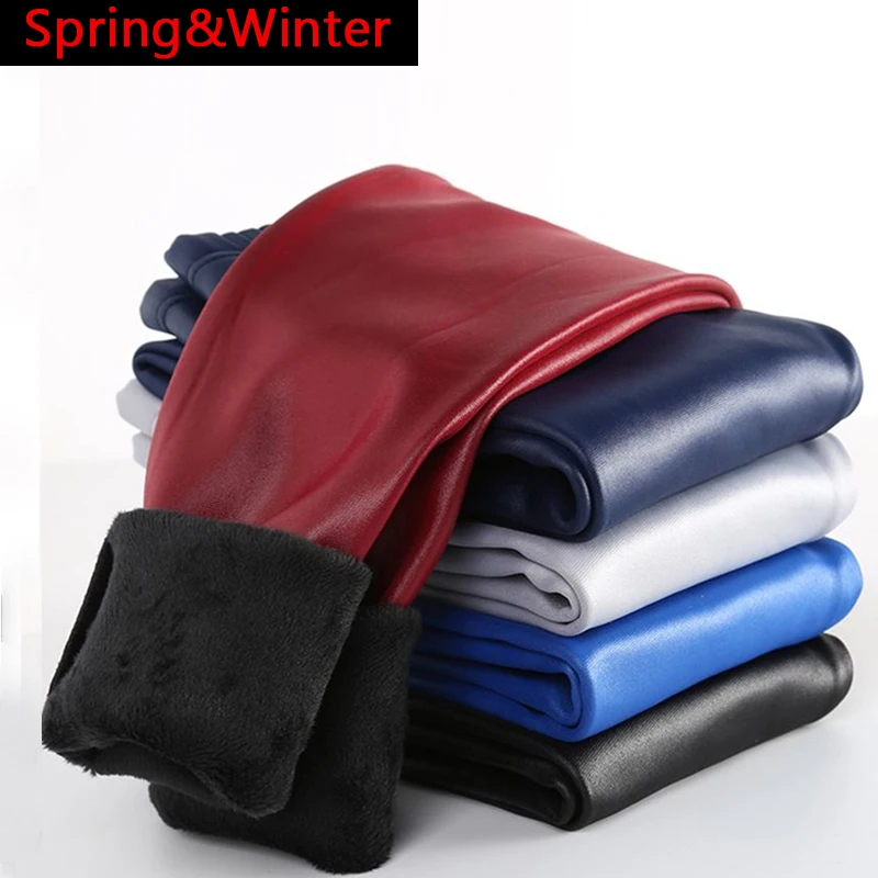 Pants Infant Warm Trousers Slim Pant