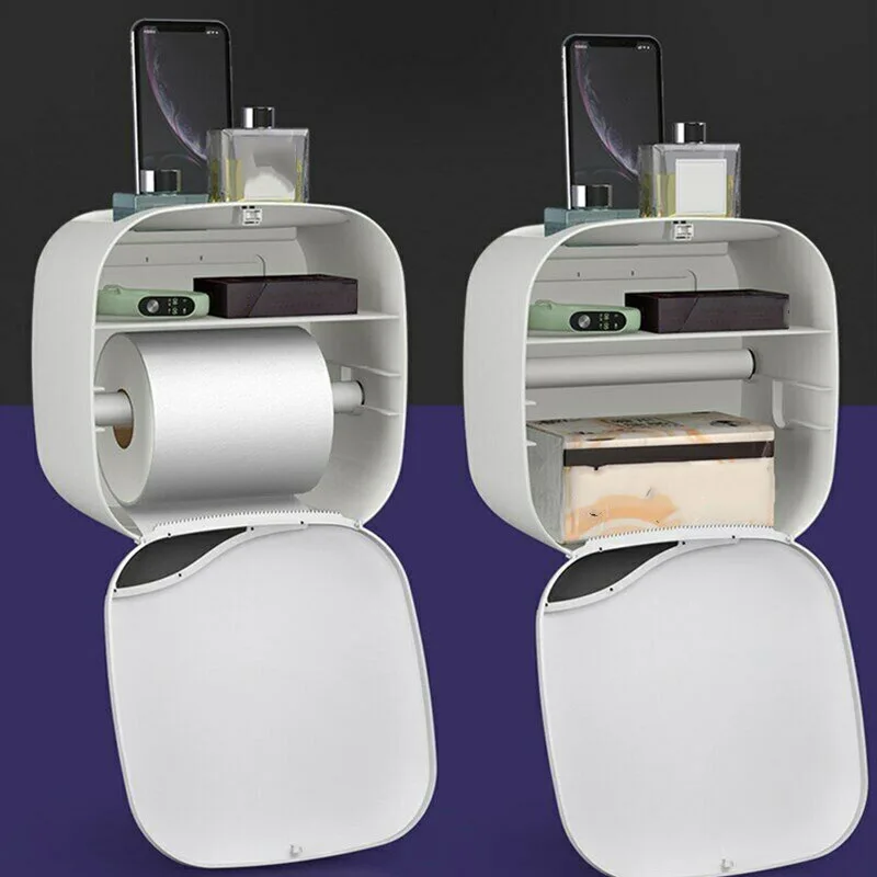 Настенный держатель для туалетной бумаги водонепроницаемый поднос рулонная