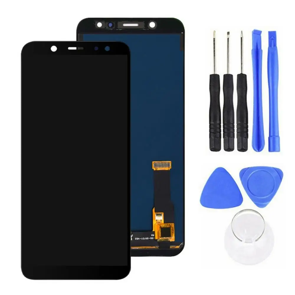 lcd digital display screen digitizer replacement tool kit for samsung galaxy a6 mobile phone parts phone repair tools free global shipping