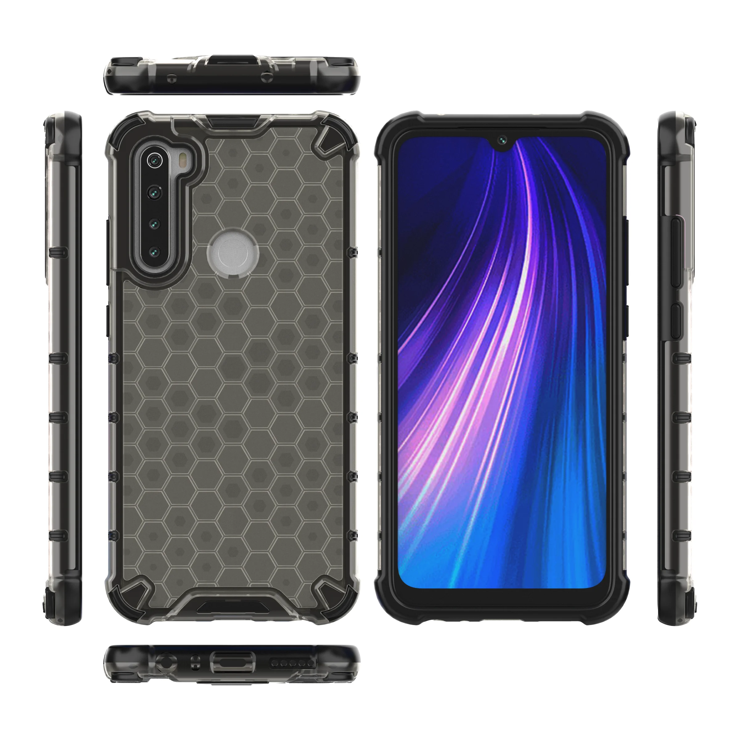 Роскошный бронированный чехол для Xiaomi Redmi Note 7 8 Pro K20 с подушкой безопасности