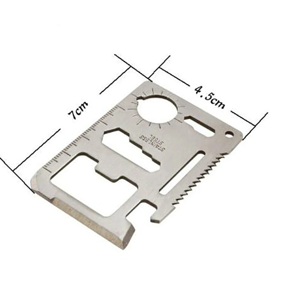 

Outdoor Survival Multifunction Tool Tactical Camping Equipment Supplies Screwdriver Safety Supplies Keychain Fishing Accessories