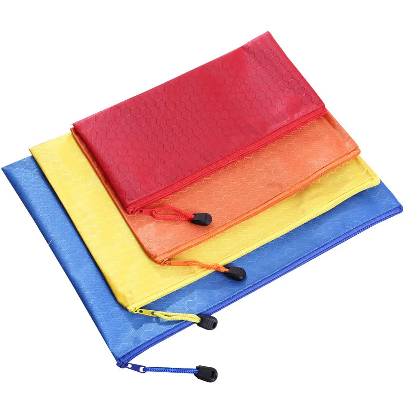 

A4/A5/A6/B5 Waterproof File Folder Student Document Paper Organizer Storage Bag Case School Office Supplies Planner Accessories