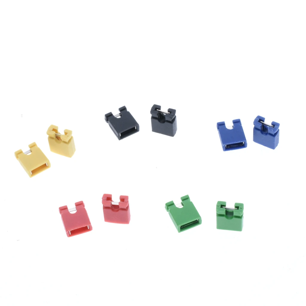 Стандартная печатная плата 2000 шт./лот 2 54 мм джампер кепка Shunts от короткого