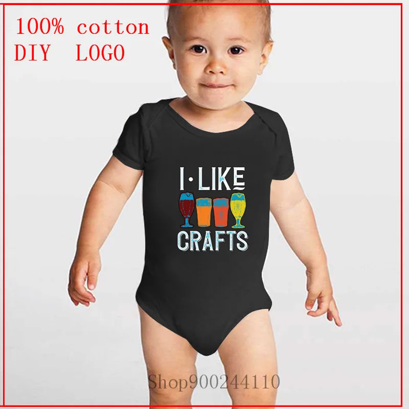 2020 хлопок унисекс I Like Crafts пивоваренное детское боди для новорожденных мальчиков