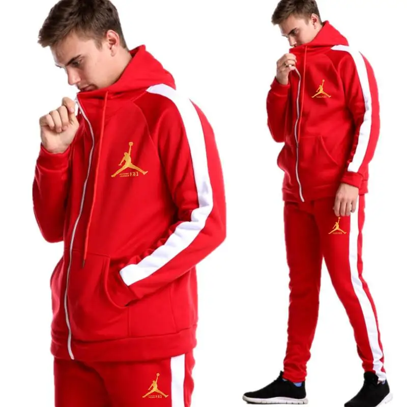 2019 новый бренд спортивный костюм Мода JORDAN 23 Мужская спортивная одежда комплект