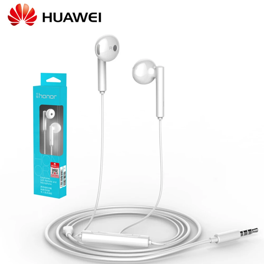 Наушники Huawei AM115 с микрофоном для смартфона оригинальная гарнитура контролем