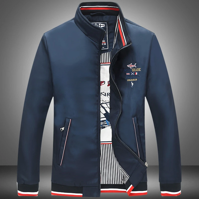 

Male Outwear Winter Long Sleeve Coat Warm Mens Jacket 2020 Cotton New Shark Brand Casual Solid Parka Hombre Homme Men Clothes