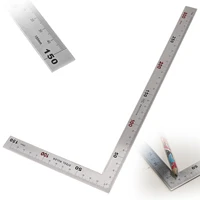right angle ruler stainless steel 150 x 300mm 90 degree angle metric ruler measuring tools
