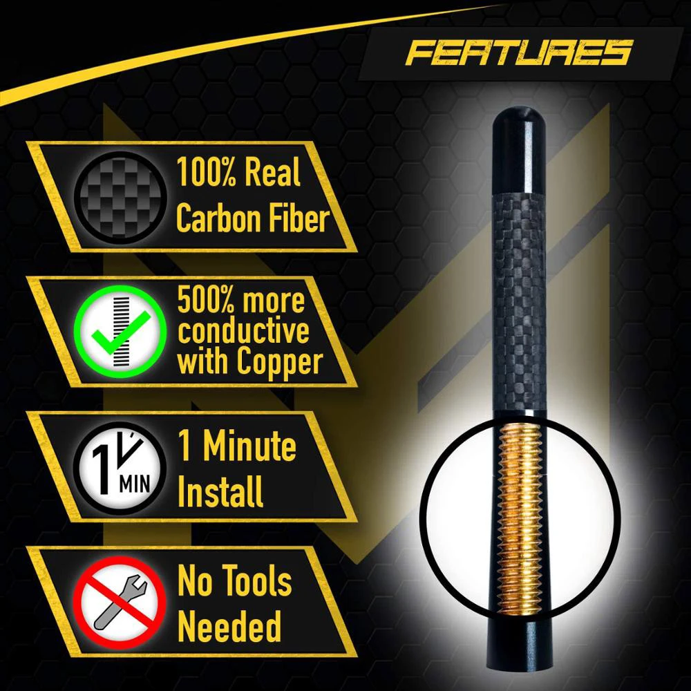 Универсальная автомобильная антенна на крышу MOSATP 3 5 см 8 12 усовершенствованный