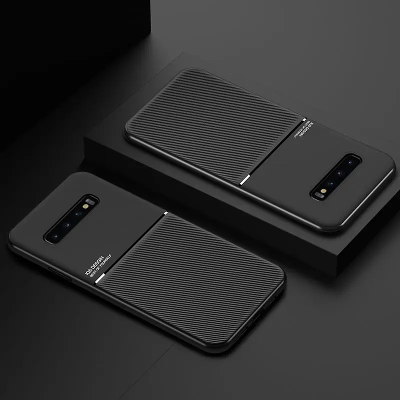 For Samsung S8 S9 S10 S20 S21 S22 Plus S10E S20 S21 ultra FE Case Frosted Stripe For Galaxy Note 8 9 10 20 Plus Simplicity Cover