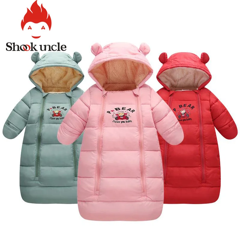 Детский спальный мешок зимний толстый теплый для новорожденных детский малышей