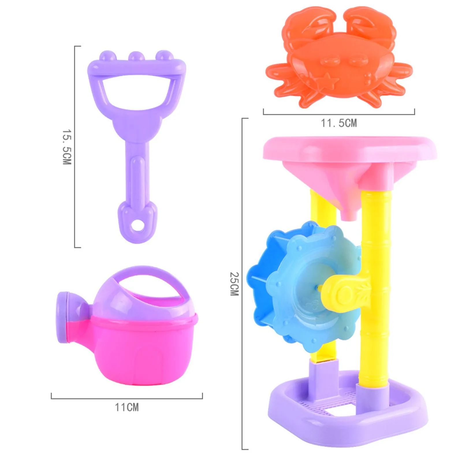 

6Piece Beach Toy Sand Set Sand Play Sandpit Toy Summer Outdoor Toy Summer Seaside Dig Sand Play Sand Tools Soil Water Toys