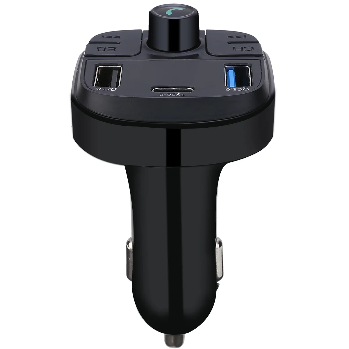 QC 3 0 bluetooth 5 Автомобильный MP3 плеер адаптер fm-передатчик USB зарядное устройство