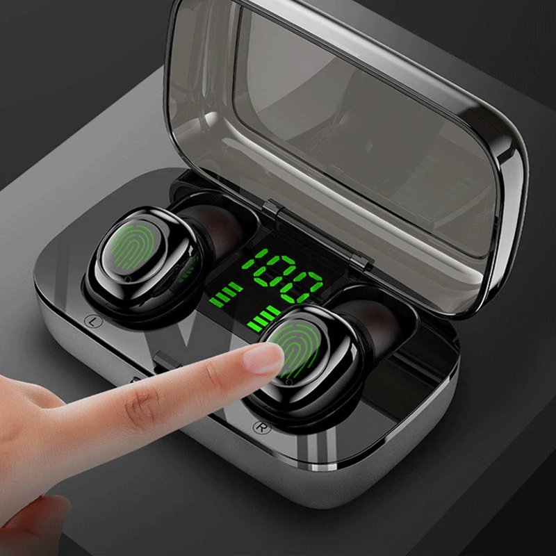 ChtunTouch бинауральные Bluetooth наушники Ipx6 цифровой экран гарнитура стерео