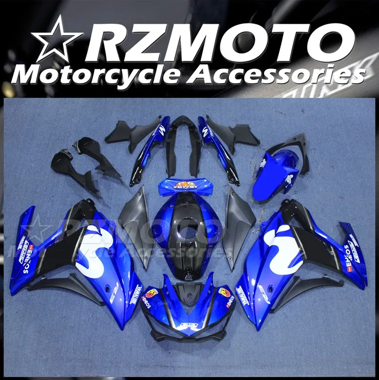 

4Gifts New ABS Fairings kit for YAMAHA YZF-R3 15 16 17 18 YZF-R25 R3 R25 2015 2016 2017 2018 Bodywork set Blue Nice