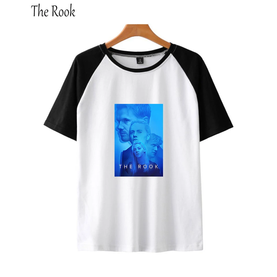 

Movies-The Rook t shirt Men/Women 2021 New White/Black Spell Color Print Letters The Rook Shorts Streetwear Casual Air t-shirt