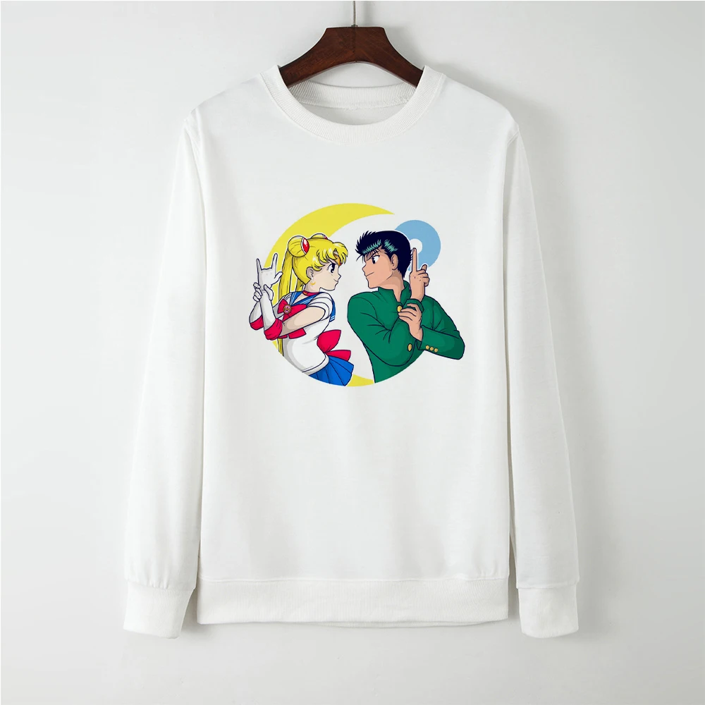 

Fashion Autumn Winter Tops Hatless Sudadera Mujer Hip Hop Kpop Sailor Moon Hoodies Women Sweatshirt Coat Hoodies Femme Pullovers