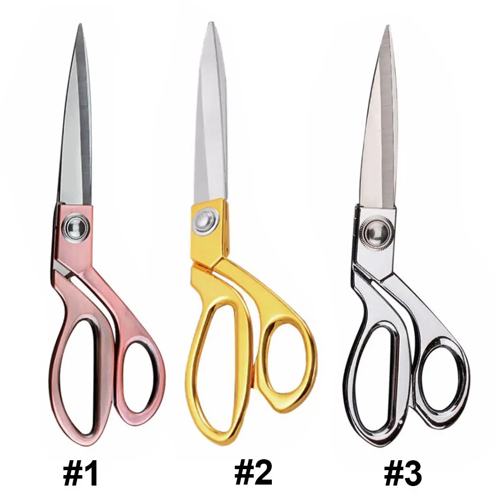 

2 Colors Tailor Scissors Gold Diy Tool Vintage Scissors Kitchen Zinc Alloy Premium Stainless Steel Sewing Scissors Exquisite