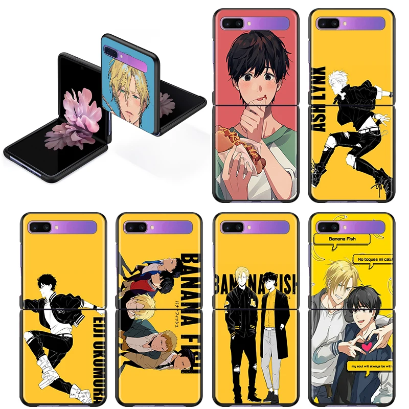 

Banana Fish Anime For Samsung Galaxy Z Flip 3 5G Shockproof Hard Shell Black Fashion Mobile Capa Fundas Phone Case