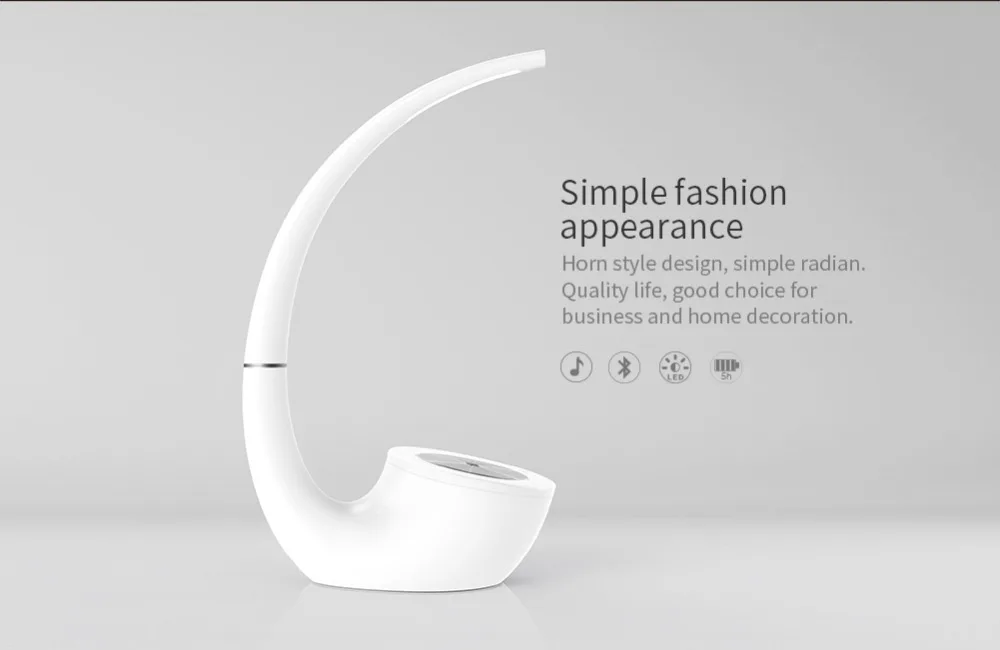 NILLKIN Bluetooth динамик музыкальный объемный динамик для спальни Светодиодная лампа для дома и офиса музыкальный динамик для iPhone x 8 для xiaomi