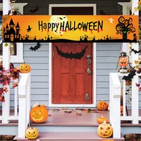 halloween decorations ghost hanging spooky ghost flag wind streamer for indoor outdoor yard party props streamer background