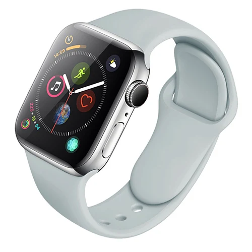 Силиконовый ремешок для Apple Watch 38 мм 42 мм спортивный браслет резиновый ремешок для Iwatch 5 4 44 мм 40 мм для Apple Watch 3 2 1 - Цвет ремешка: color 27