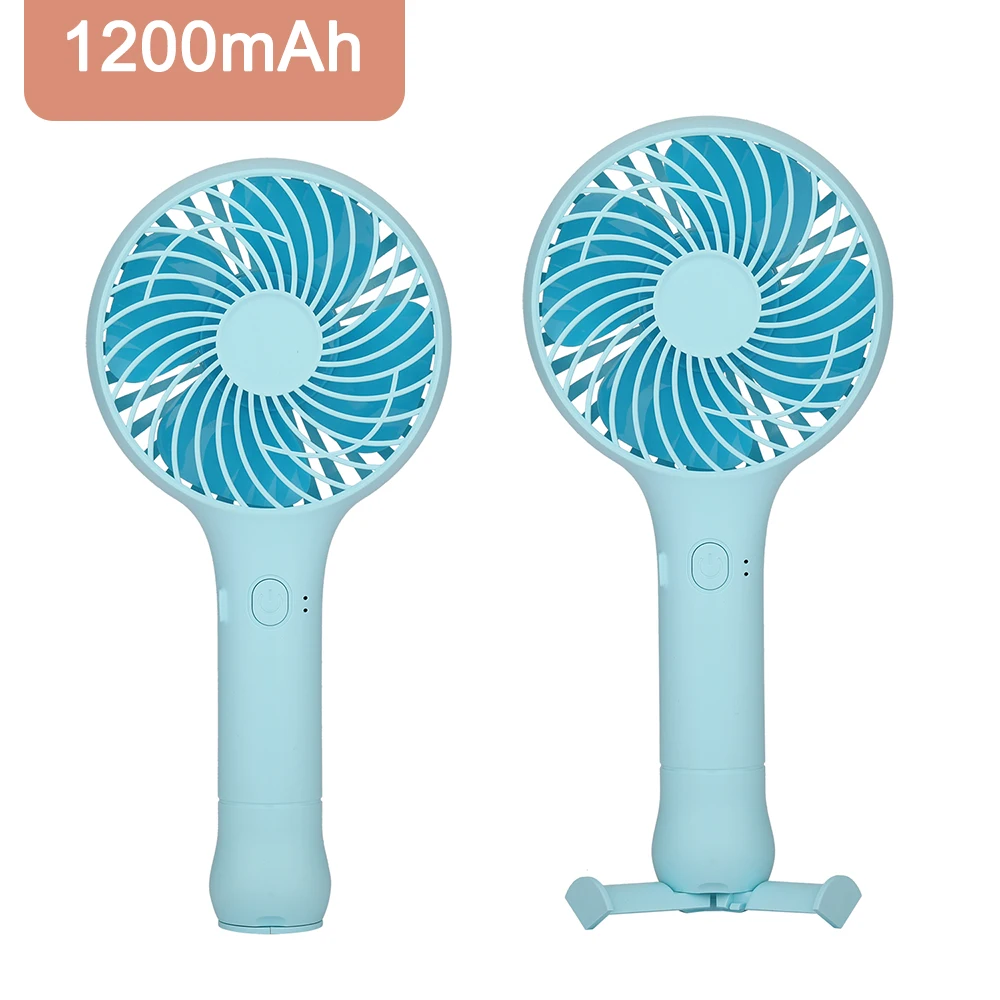 Складной ручной мини вентилятор 3 скорости регулируемый охлаждения для