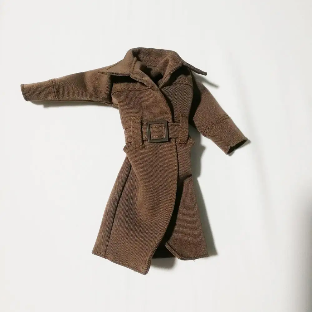 Длинное зимнее пальто, одежда для Барби, кукла 1/6, BJD, аксессуары, костюм, Униформа, наряд, модная Оригинальная одежда, костюм для девочки